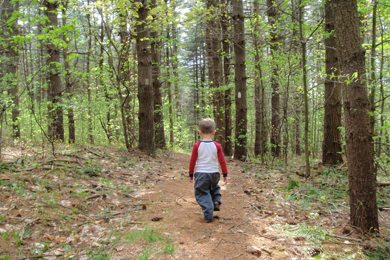 A family enjoying Moraine State Park