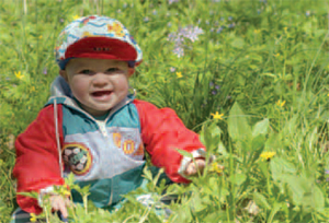 Erin Nydick, daughter of WPC board member Dan Nydick, at
Enlow Fork in 1995.